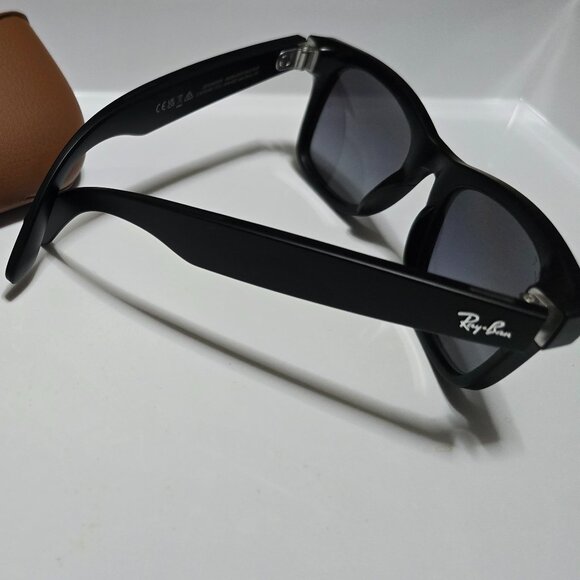 Ray-Ban | Meta RW4006 Wayfarer Sunglasses - Matte Black - Picture 1 of 5